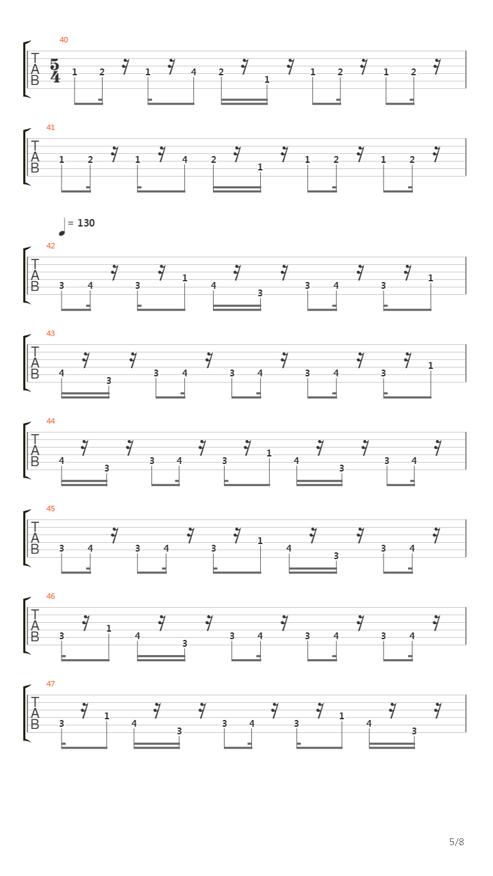 最终幻想7 - Only A Plank Between One And Perdition吉他谱