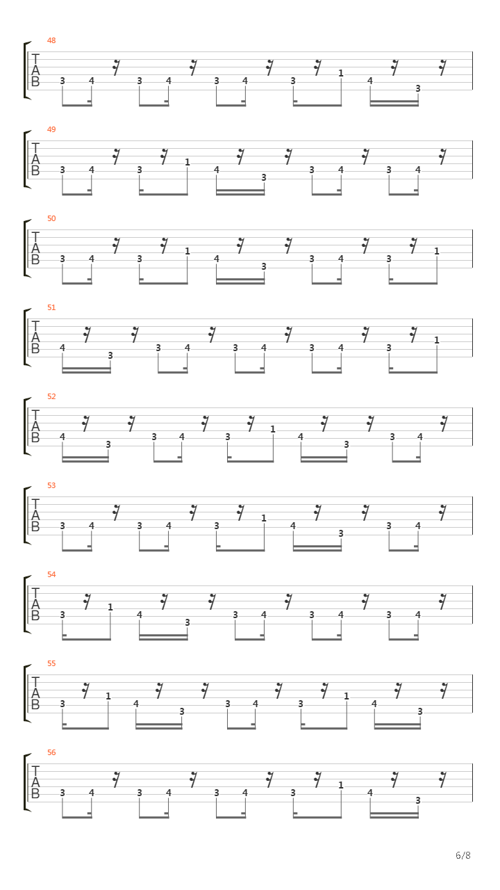 最终幻想7 - Only A Plank Between One And Perdition吉他谱