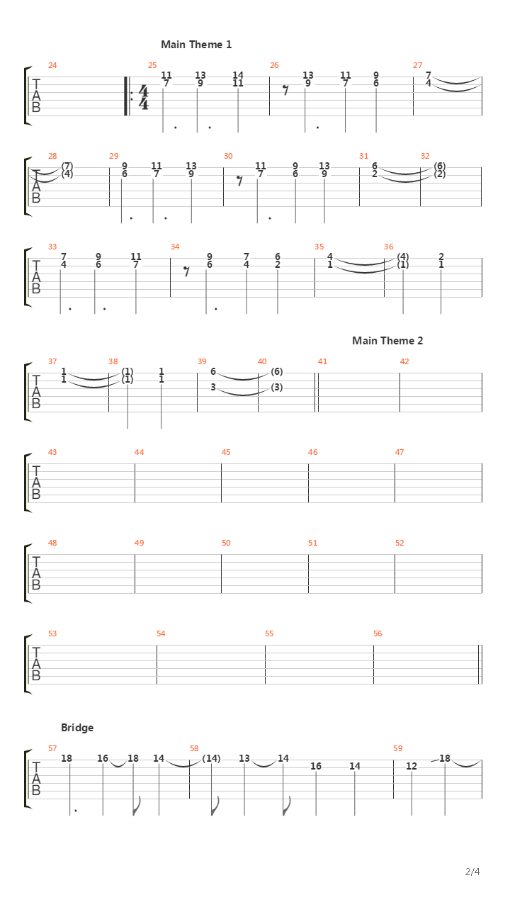 最终幻想10 - Battle Theme吉他谱