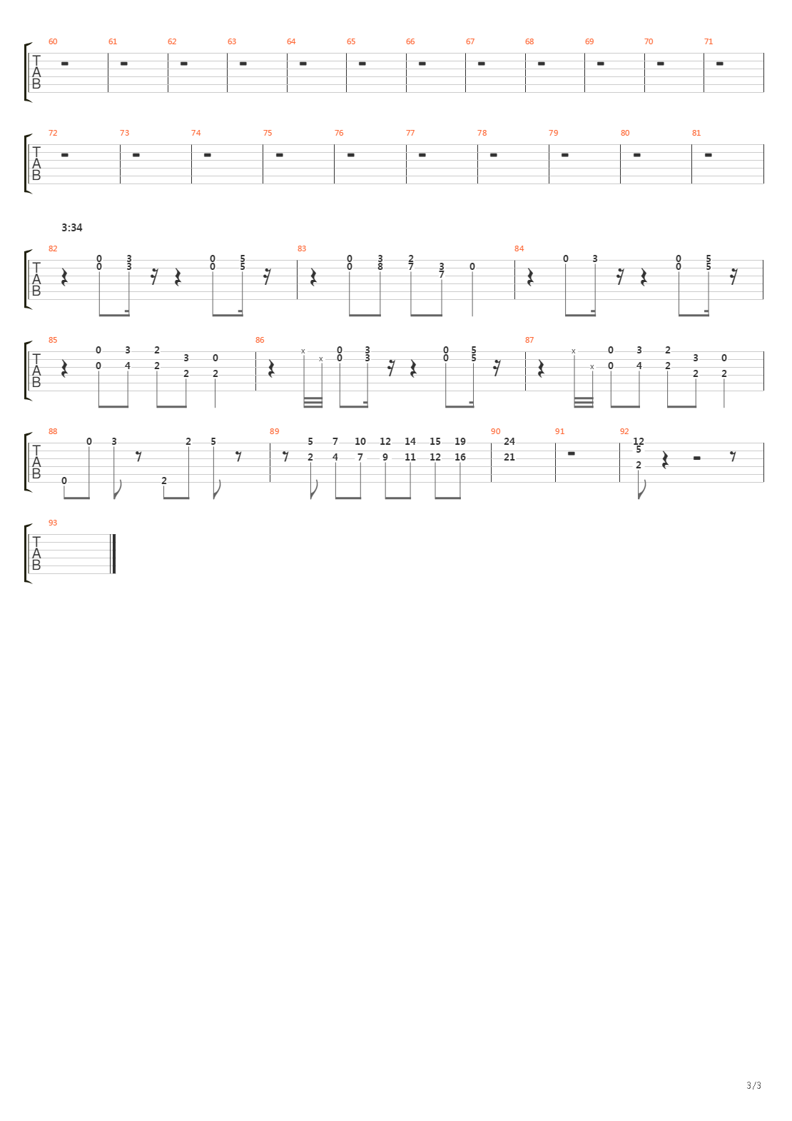 914吉他谱