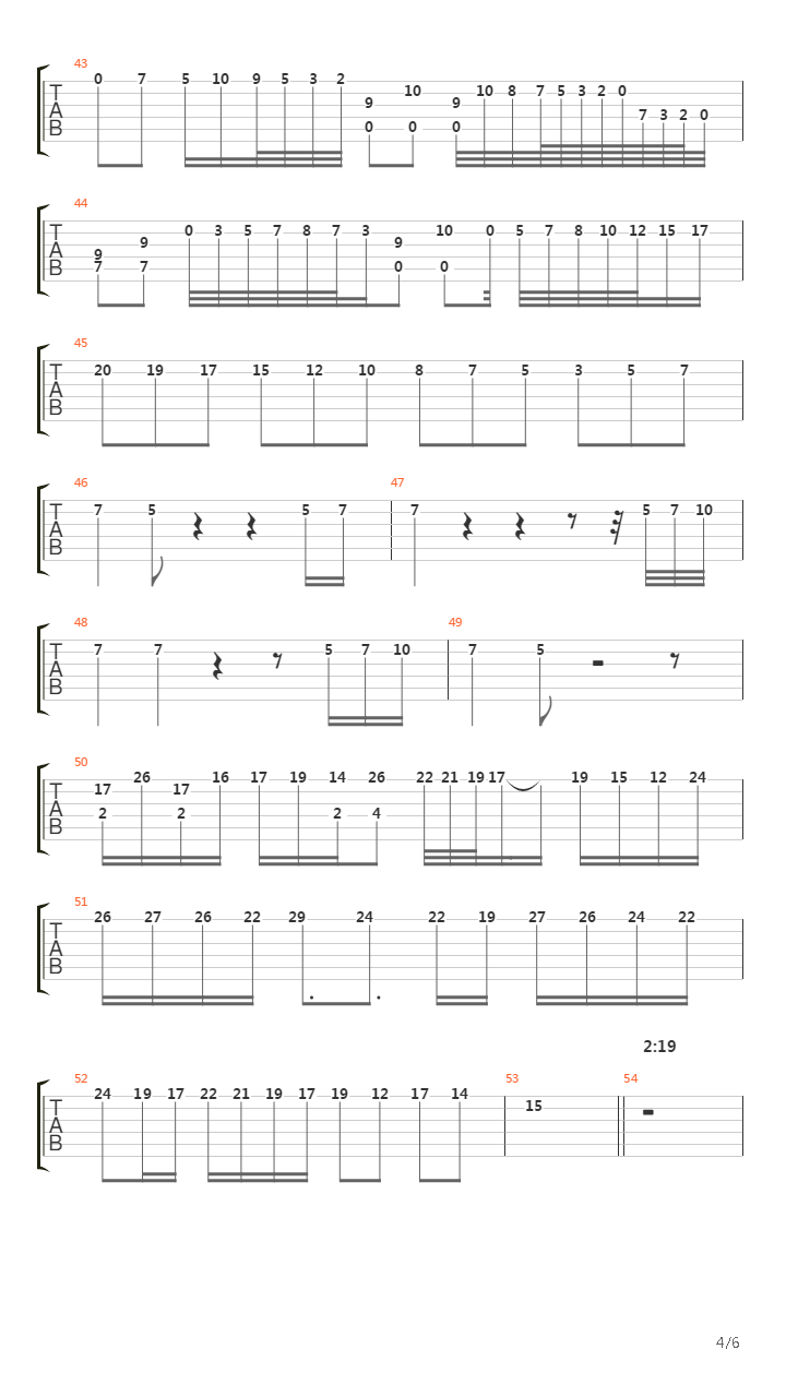 914吉他谱