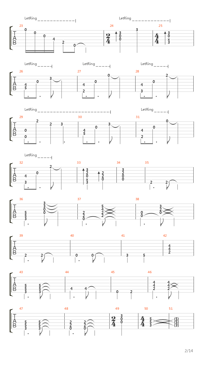 Freedom Of Speech吉他谱