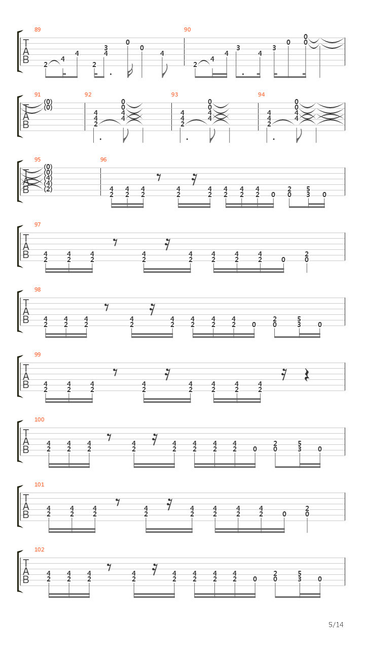 Freedom Of Speech吉他谱