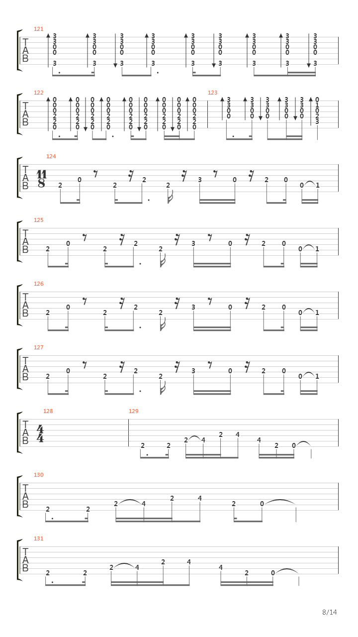 Freedom Of Speech吉他谱