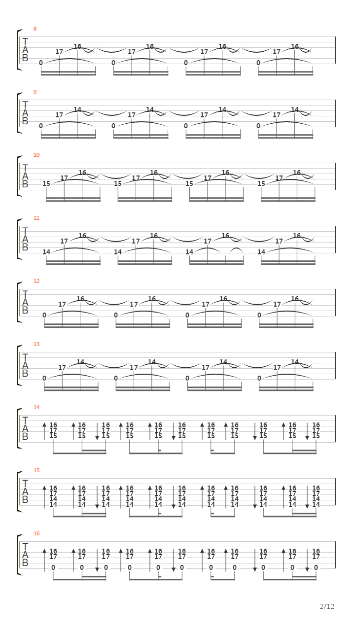 Last Train Home吉他谱