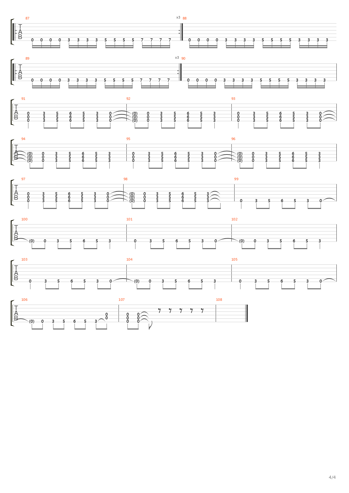 2000 Let吉他谱