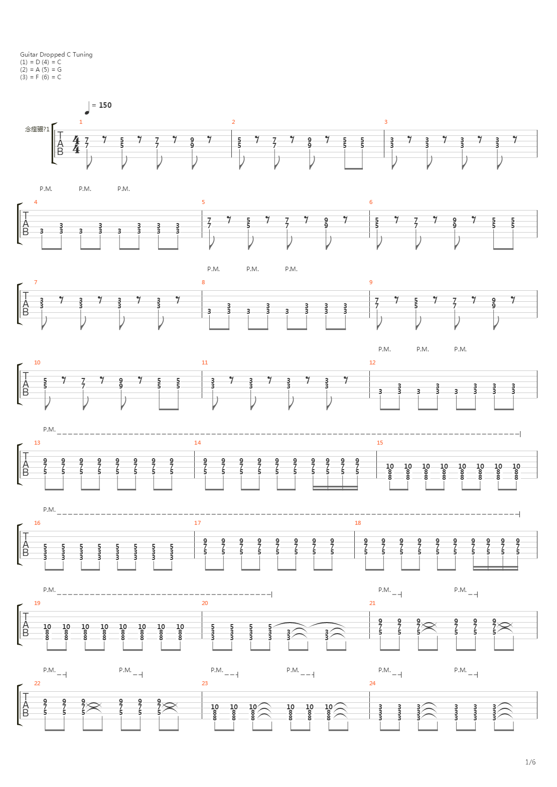 Daleko吉他谱