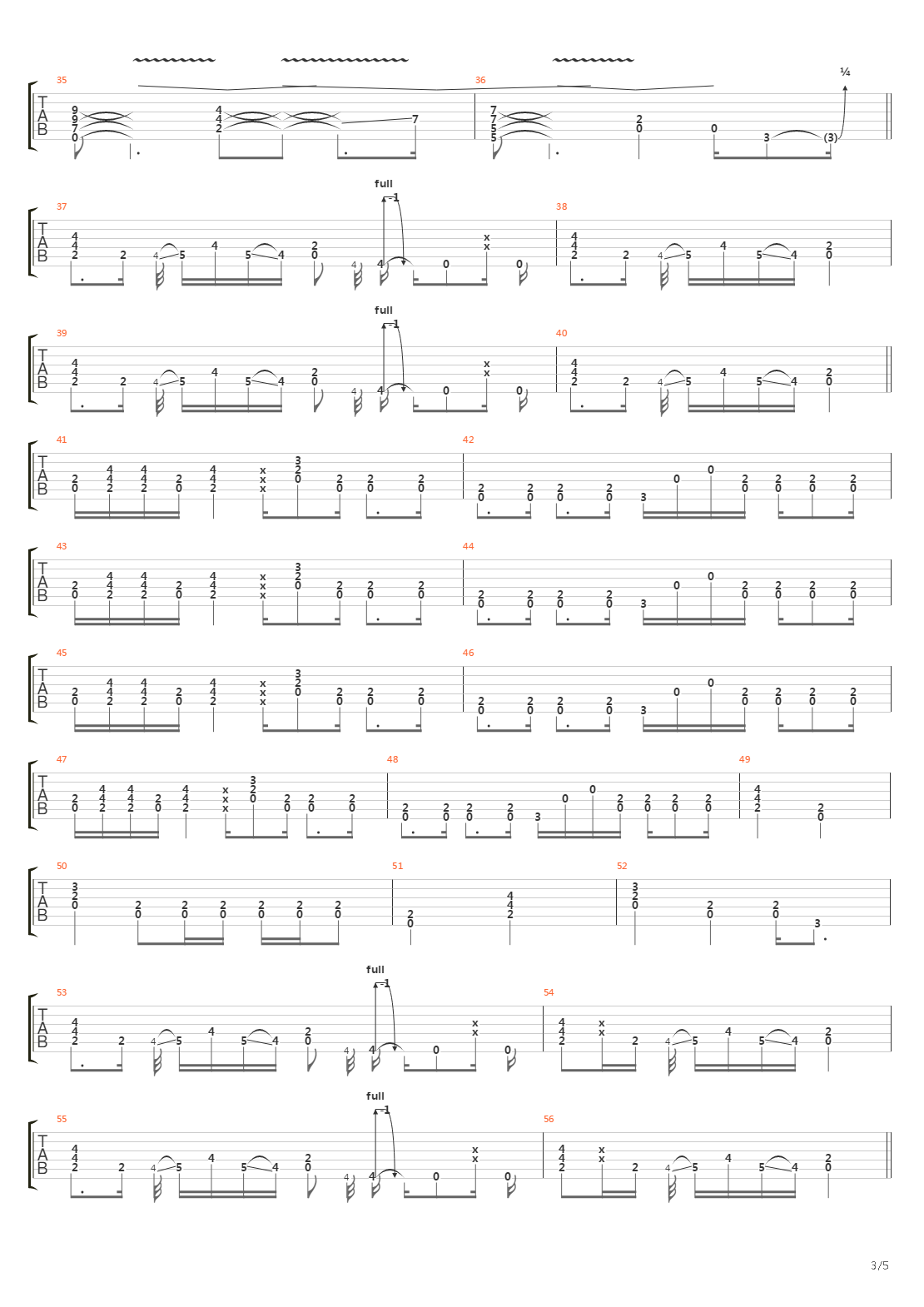 On The Hunt吉他谱