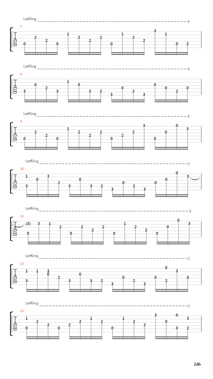 Simple Man吉他谱