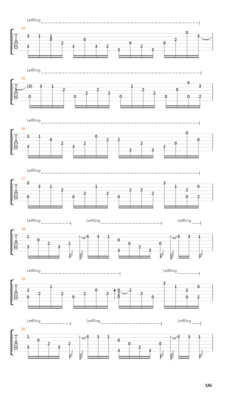 Simple Man吉他谱