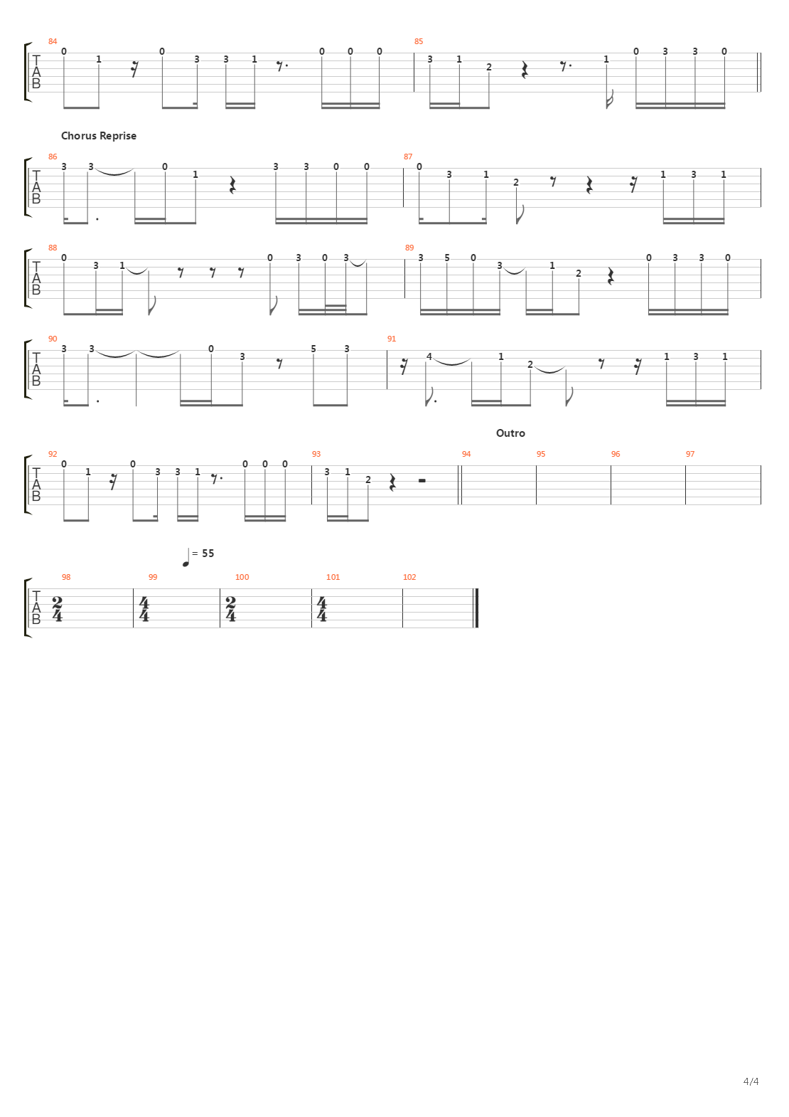 Simple Man吉他谱