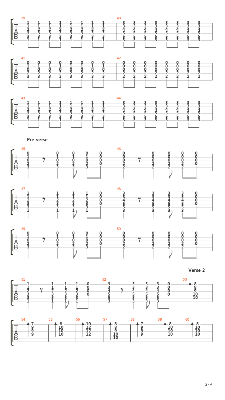 Band吉他谱