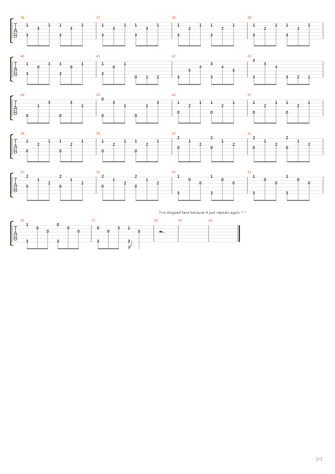 Ochrasy吉他谱