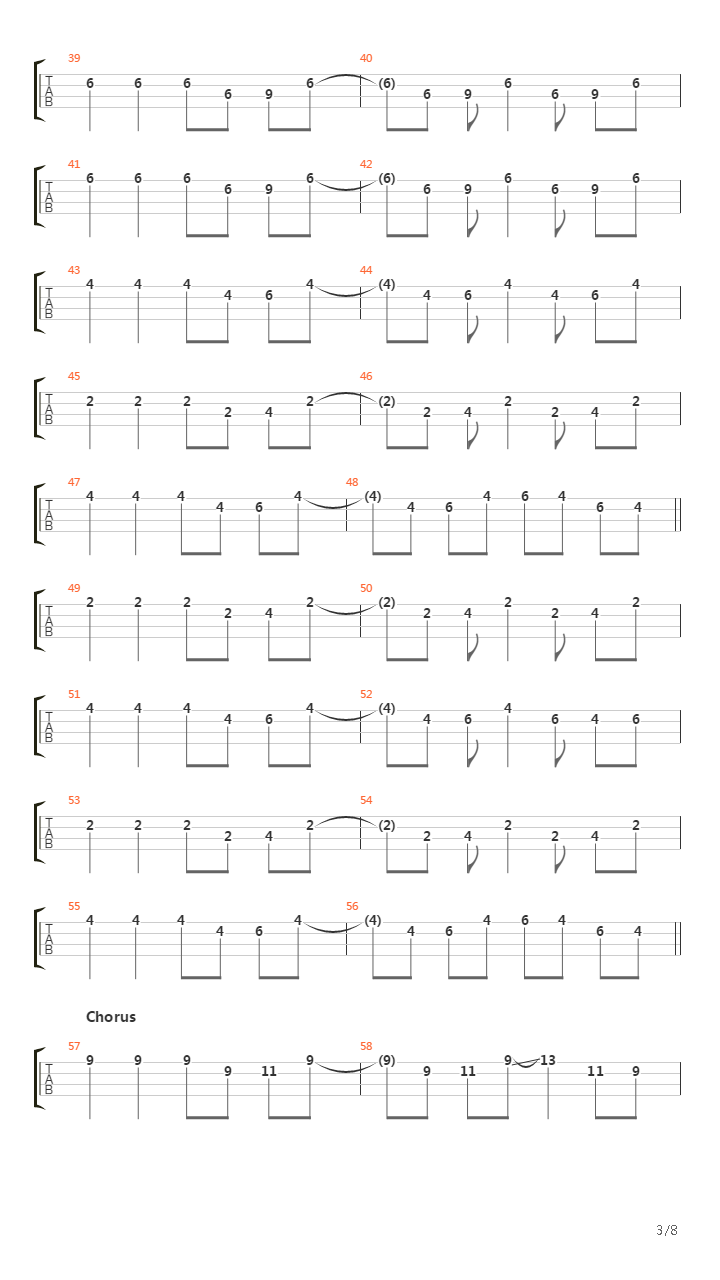 Song For Aberdeen吉他谱