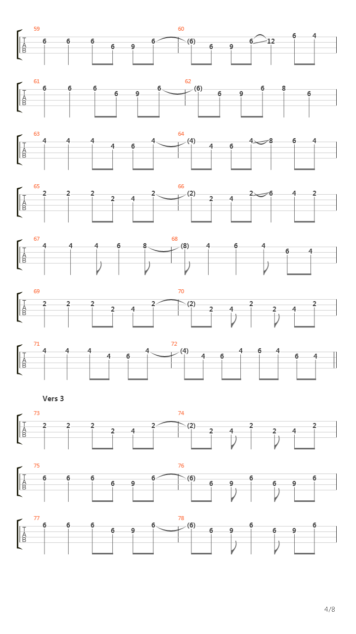 Song For Aberdeen吉他谱