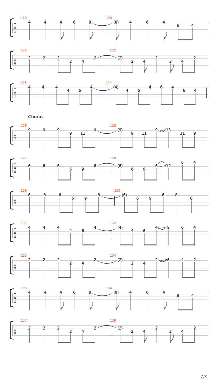 Song For Aberdeen吉他谱