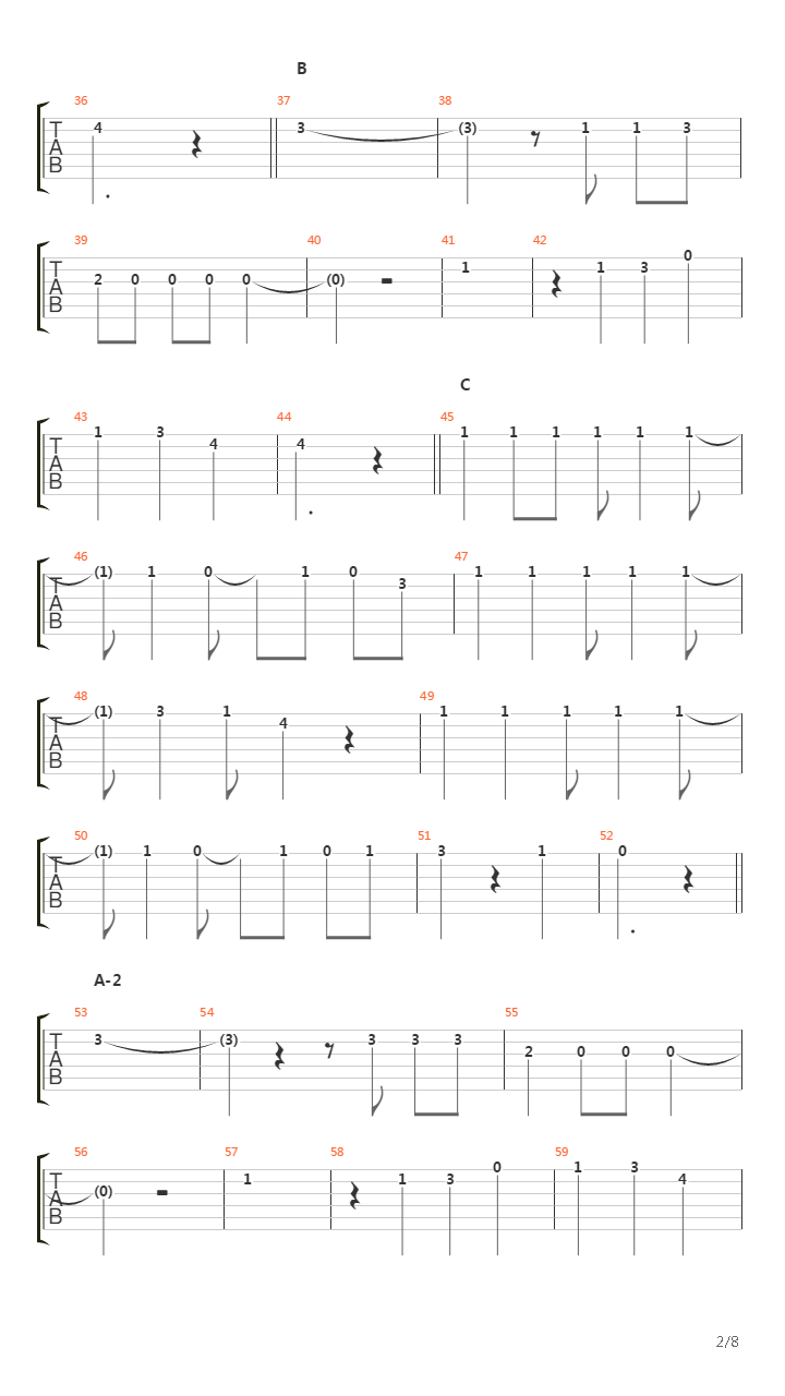 Cynical Reactor吉他谱