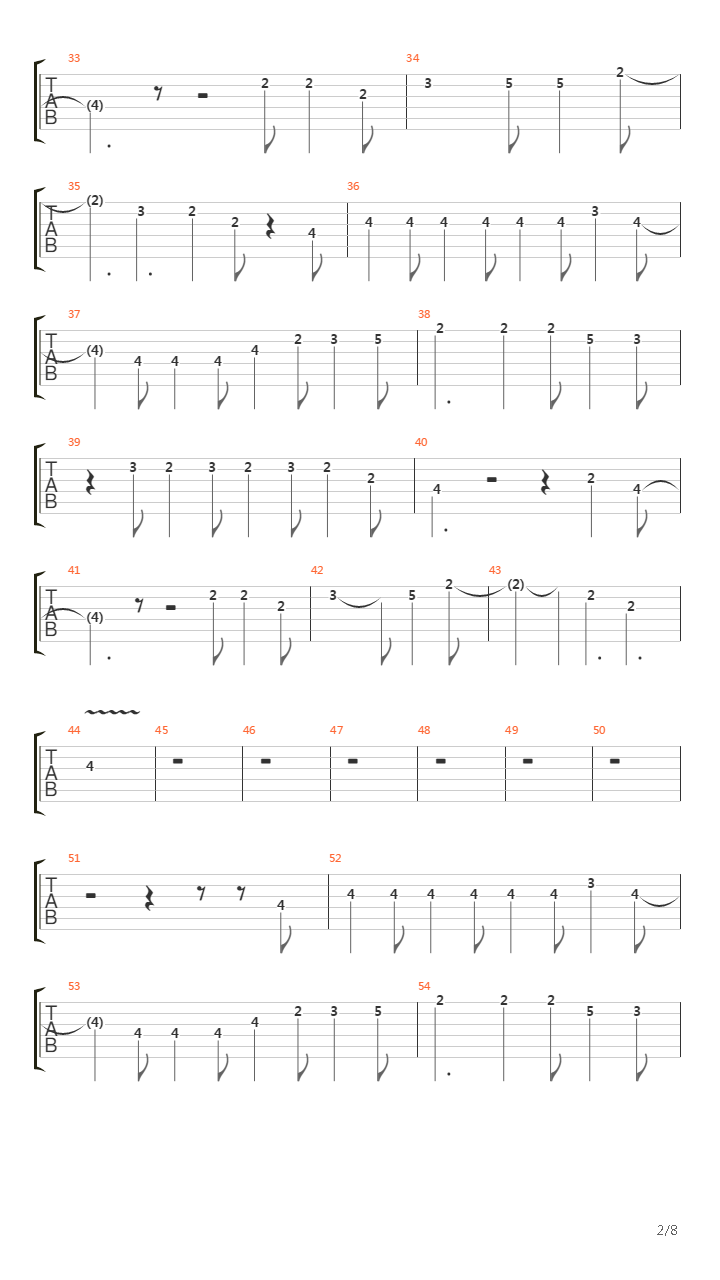 M-aria吉他谱