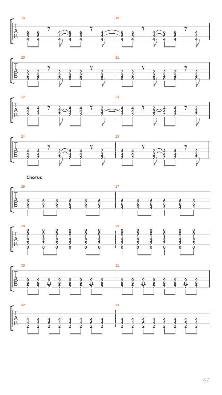 Masses Against The Classes吉他谱