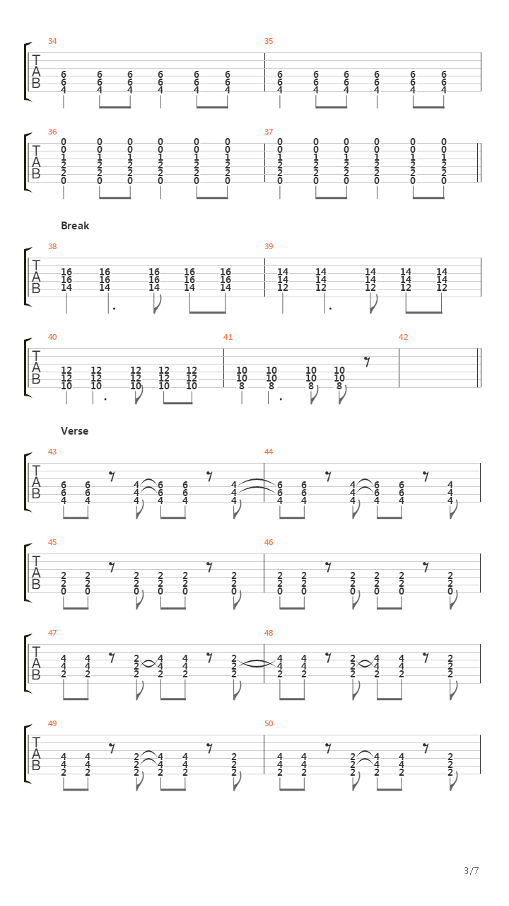 Masses Against The Classes吉他谱