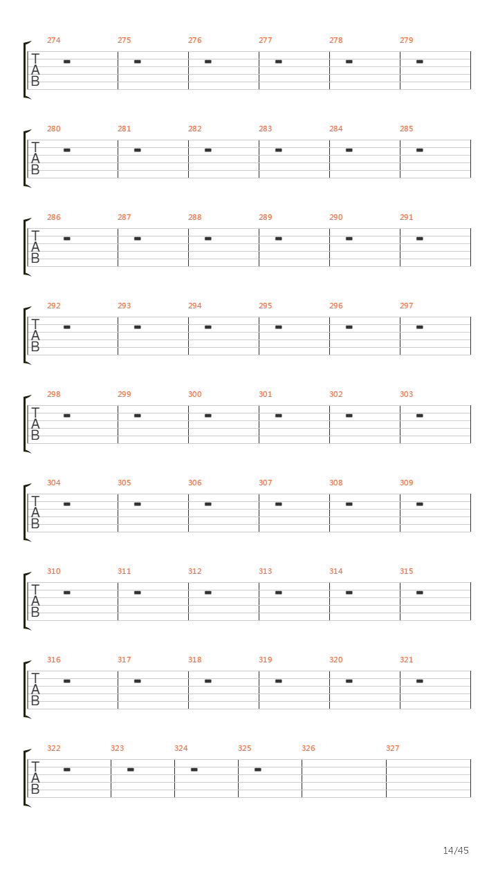 Achilles Agony And Ecstasy In Eight Parts吉他谱