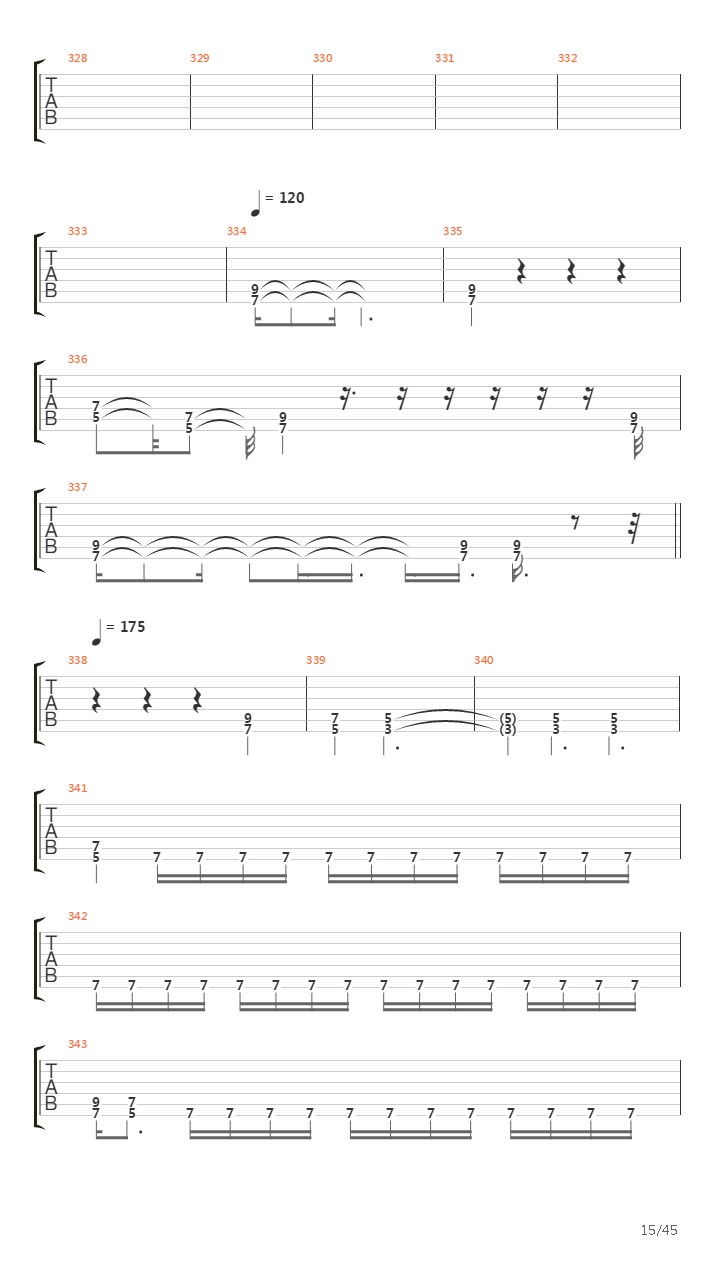 Achilles Agony And Ecstasy In Eight Parts吉他谱