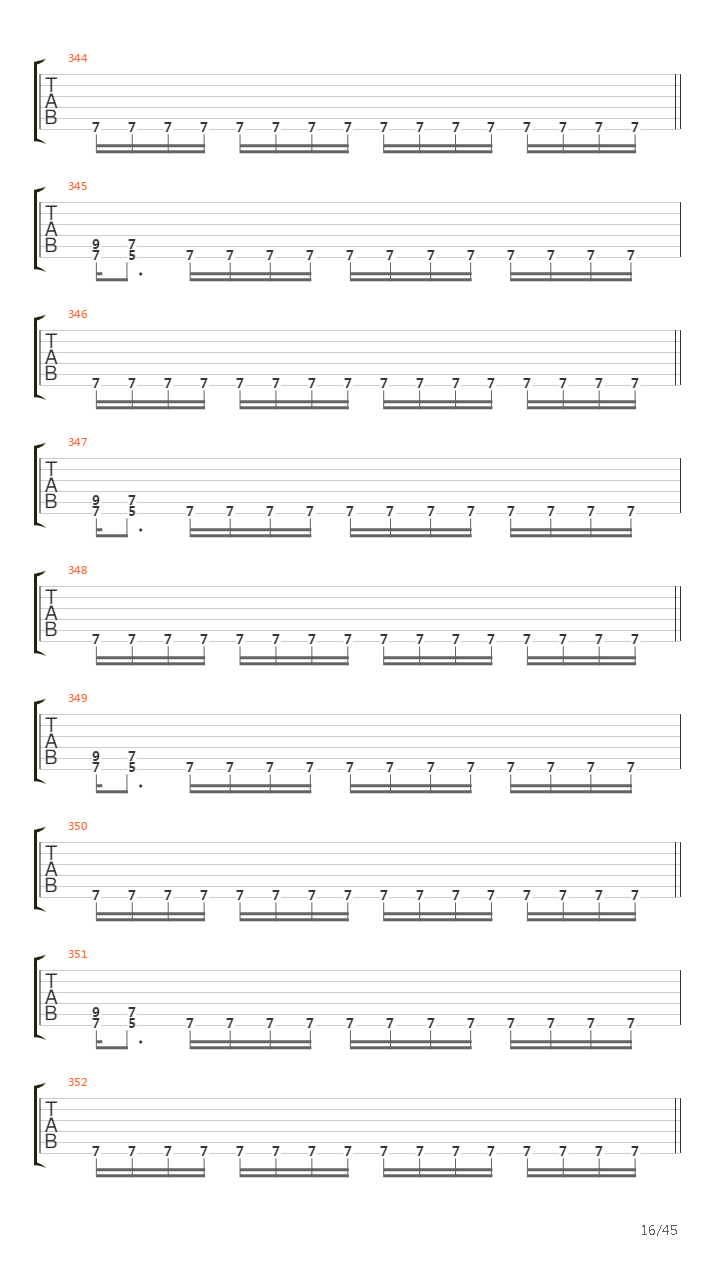 Achilles Agony And Ecstasy In Eight Parts吉他谱