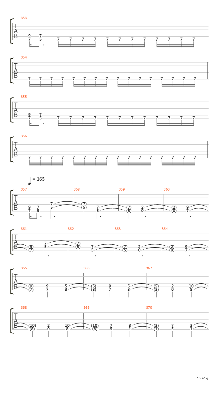 Achilles Agony And Ecstasy In Eight Parts吉他谱