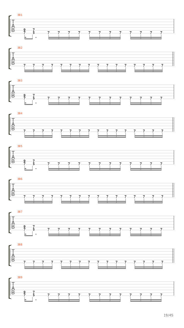 Achilles Agony And Ecstasy In Eight Parts吉他谱