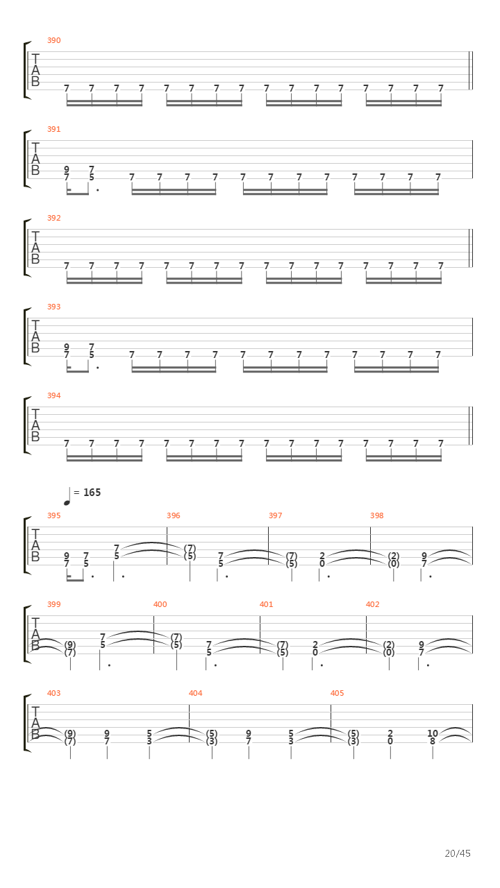 Achilles Agony And Ecstasy In Eight Parts吉他谱