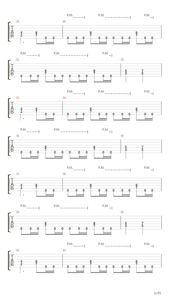 Achilles Agony And Ecstasy In Eight Parts吉他谱