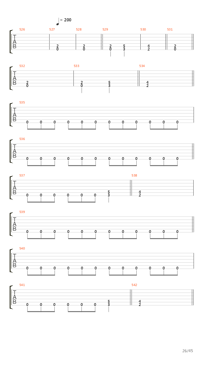 Achilles Agony And Ecstasy In Eight Parts吉他谱