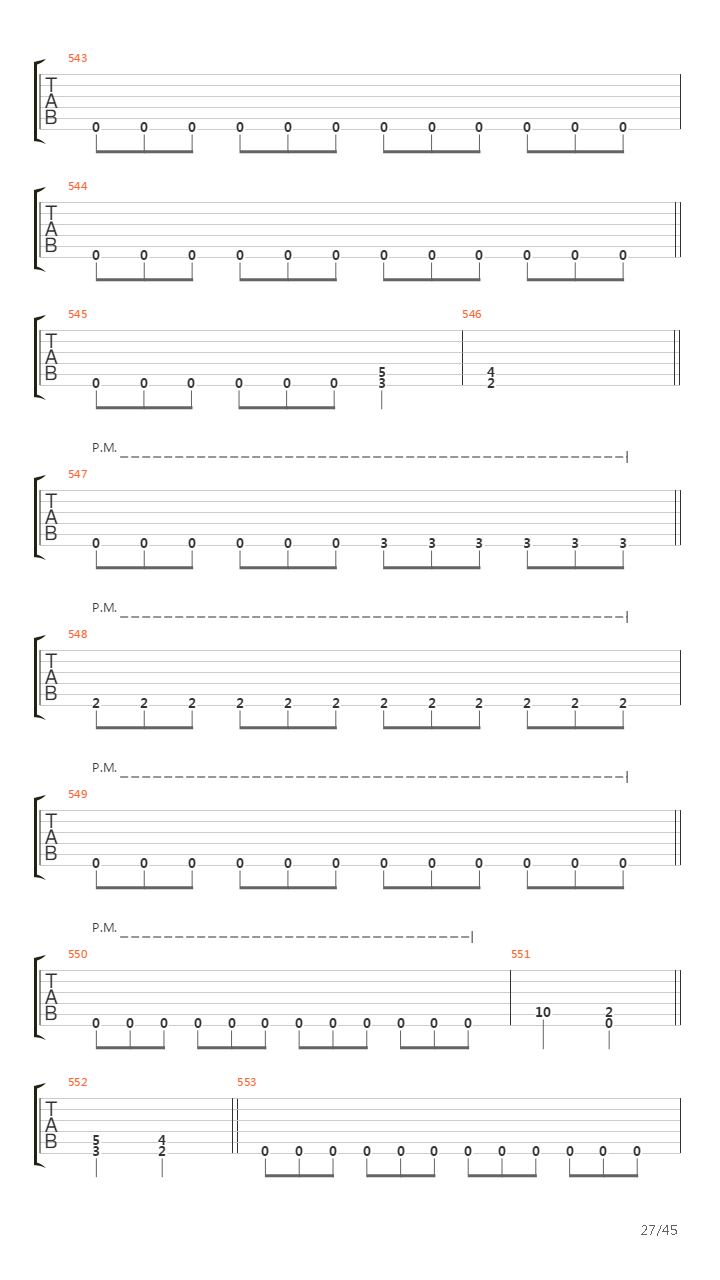 Achilles Agony And Ecstasy In Eight Parts吉他谱