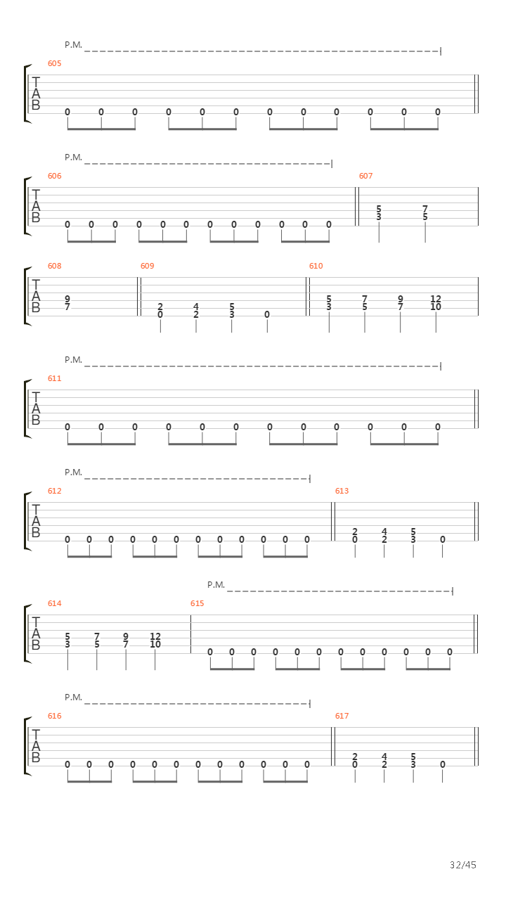 Achilles Agony And Ecstasy In Eight Parts吉他谱