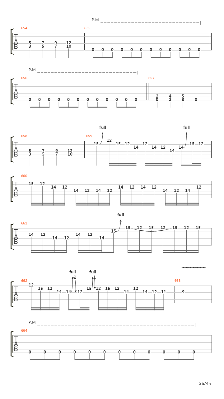 Achilles Agony And Ecstasy In Eight Parts吉他谱