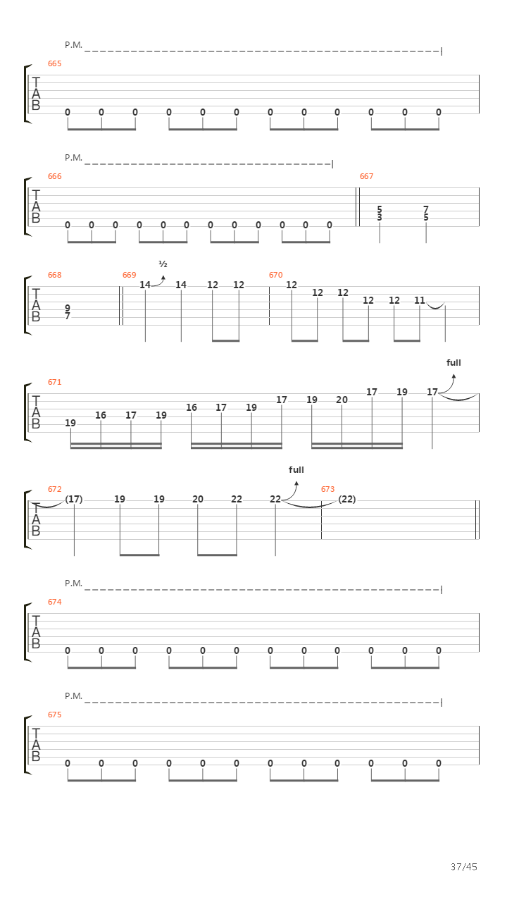 Achilles Agony And Ecstasy In Eight Parts吉他谱