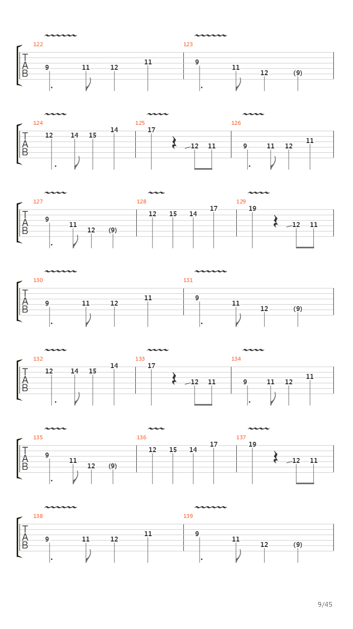 Achilles Agony And Ecstasy In Eight Parts吉他谱