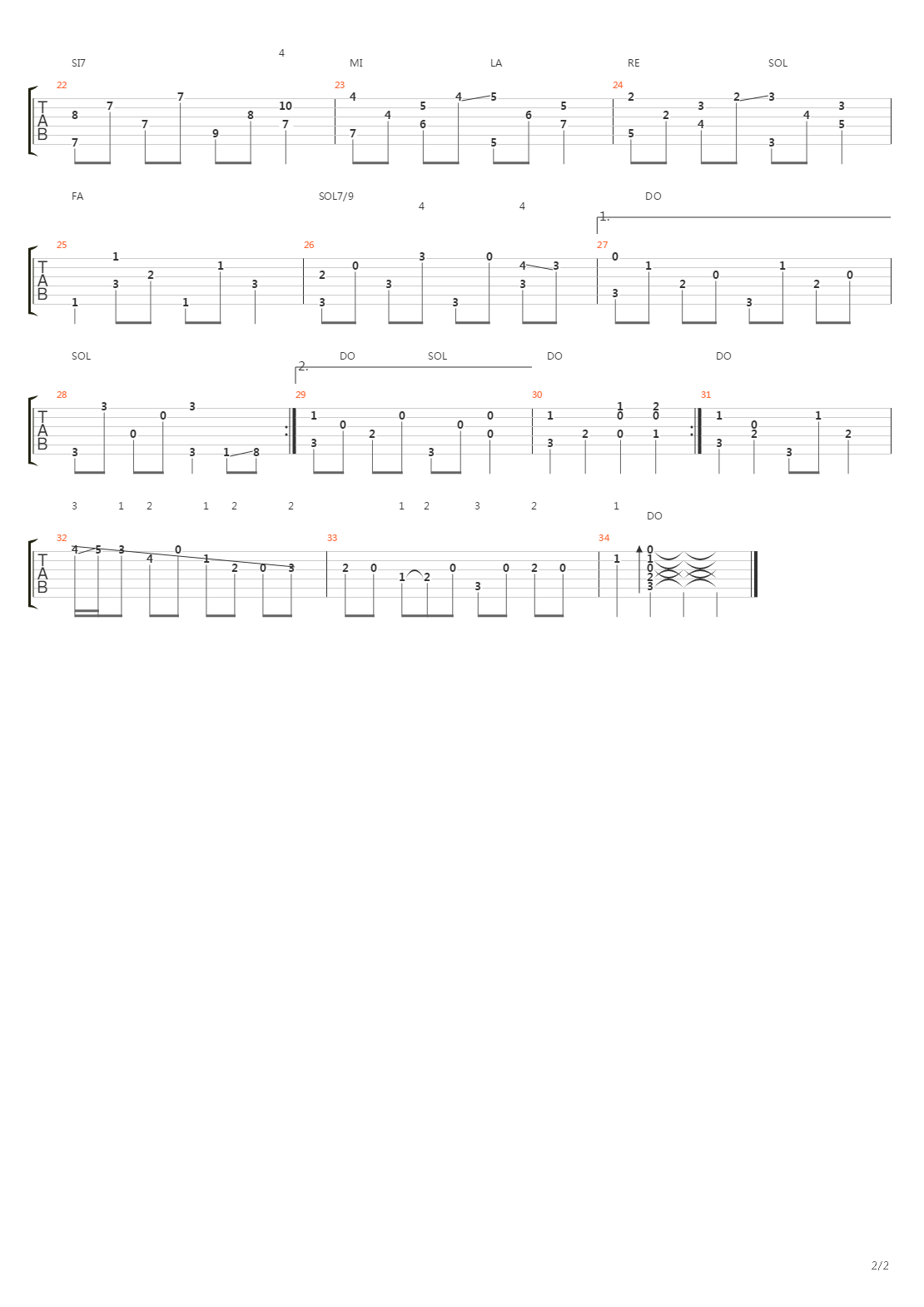 Egged Bus Rag吉他谱