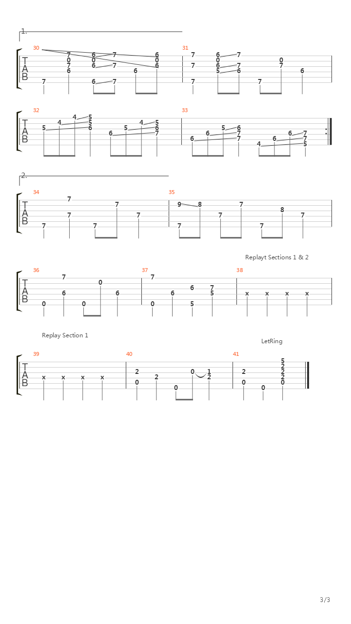 Song For Merle吉他谱