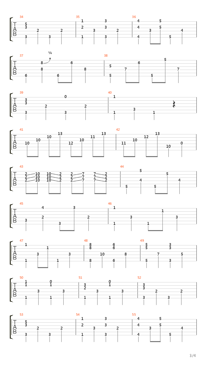 Walking The Strings吉他谱