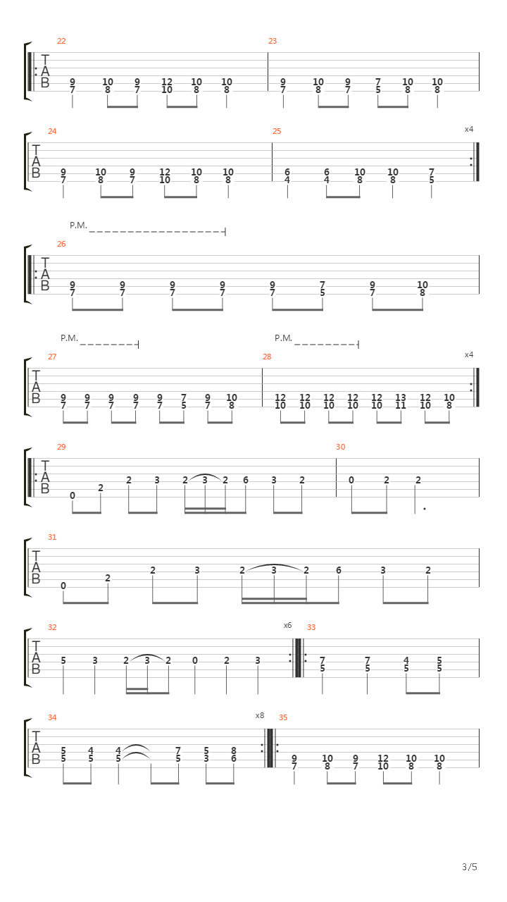 La Grande Danse Macabre吉他谱