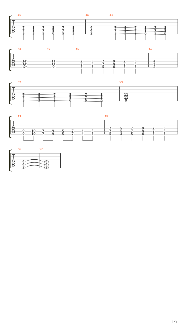 Pompa Funebris 1660吉他谱