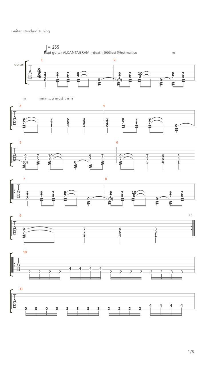 Throne Of Rats吉他谱