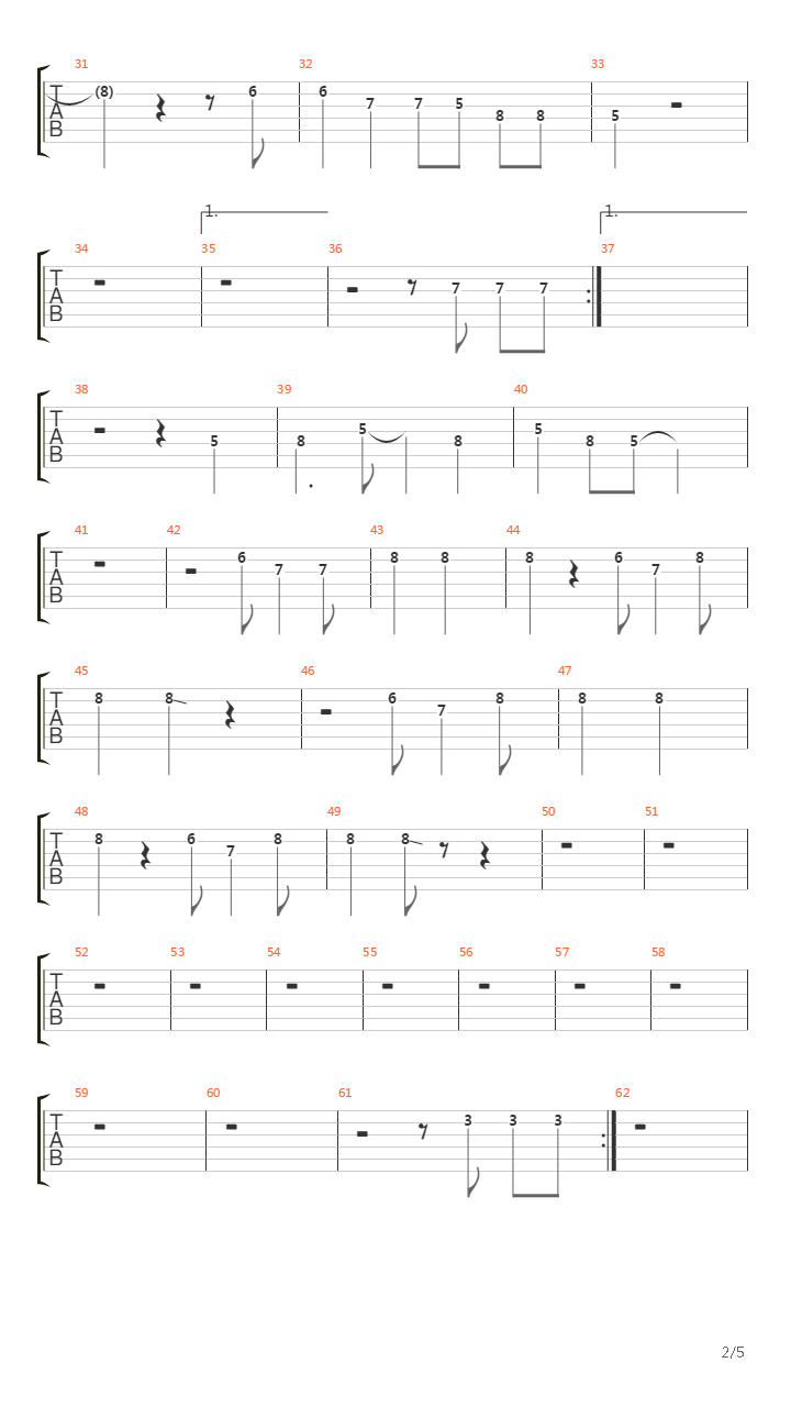 Marbletown吉他谱