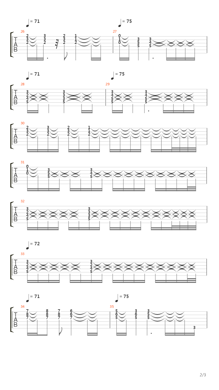 Heretic吉他谱