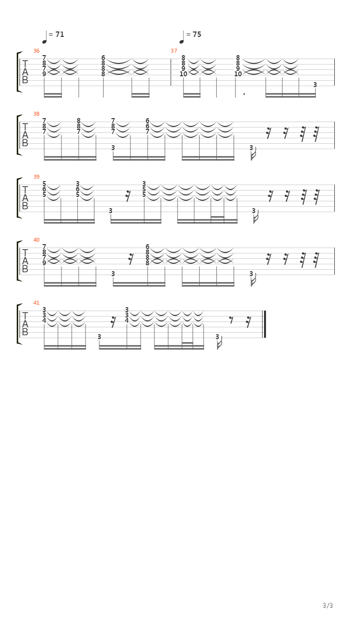 Heretic吉他谱