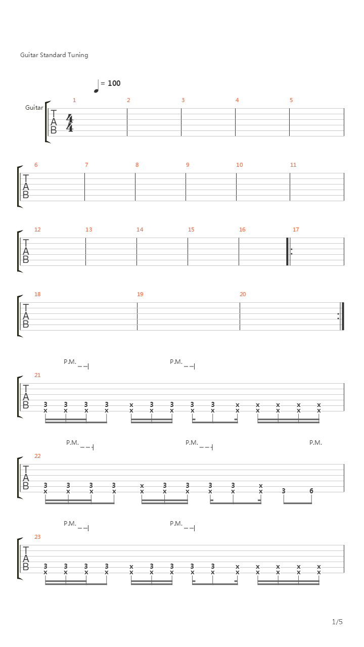 Mombasa Suite吉他谱