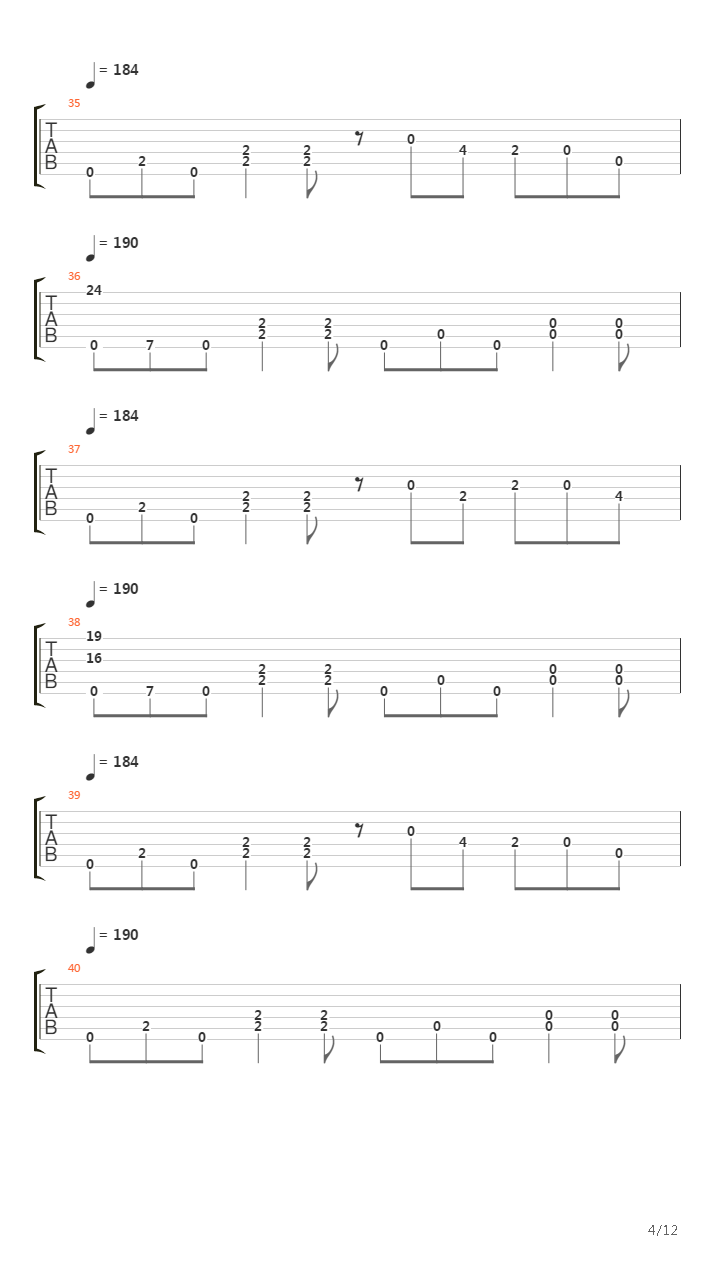 One Final Effort吉他谱