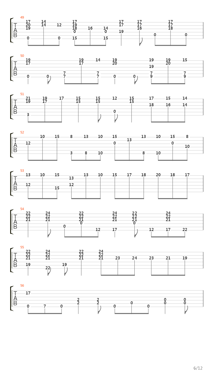 One Final Effort吉他谱