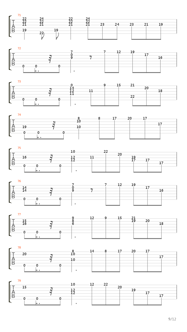 One Final Effort吉他谱